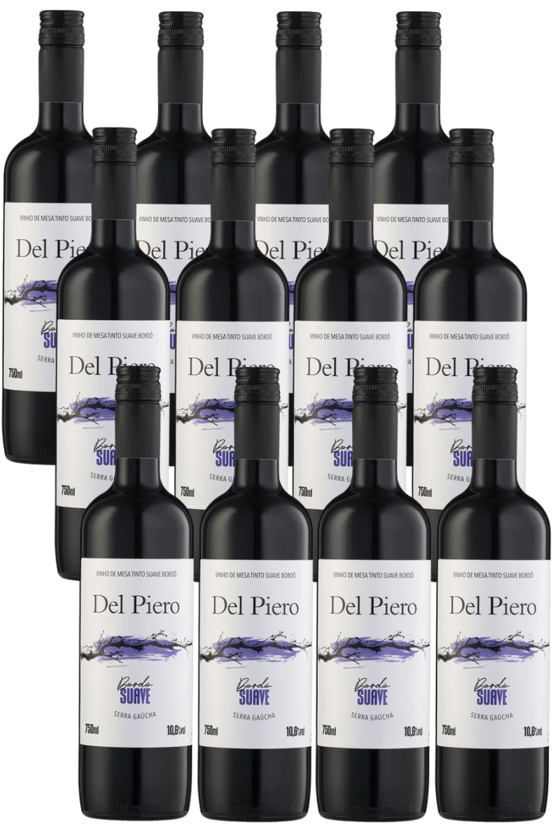 Caixa de Vinho de Mesa Bordo Suave (12un)