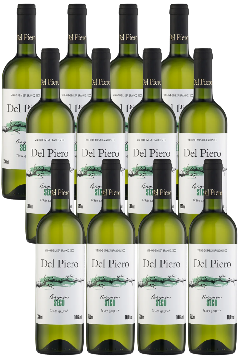 Caixa de Vinho de Mesa Branco Seco (12un)