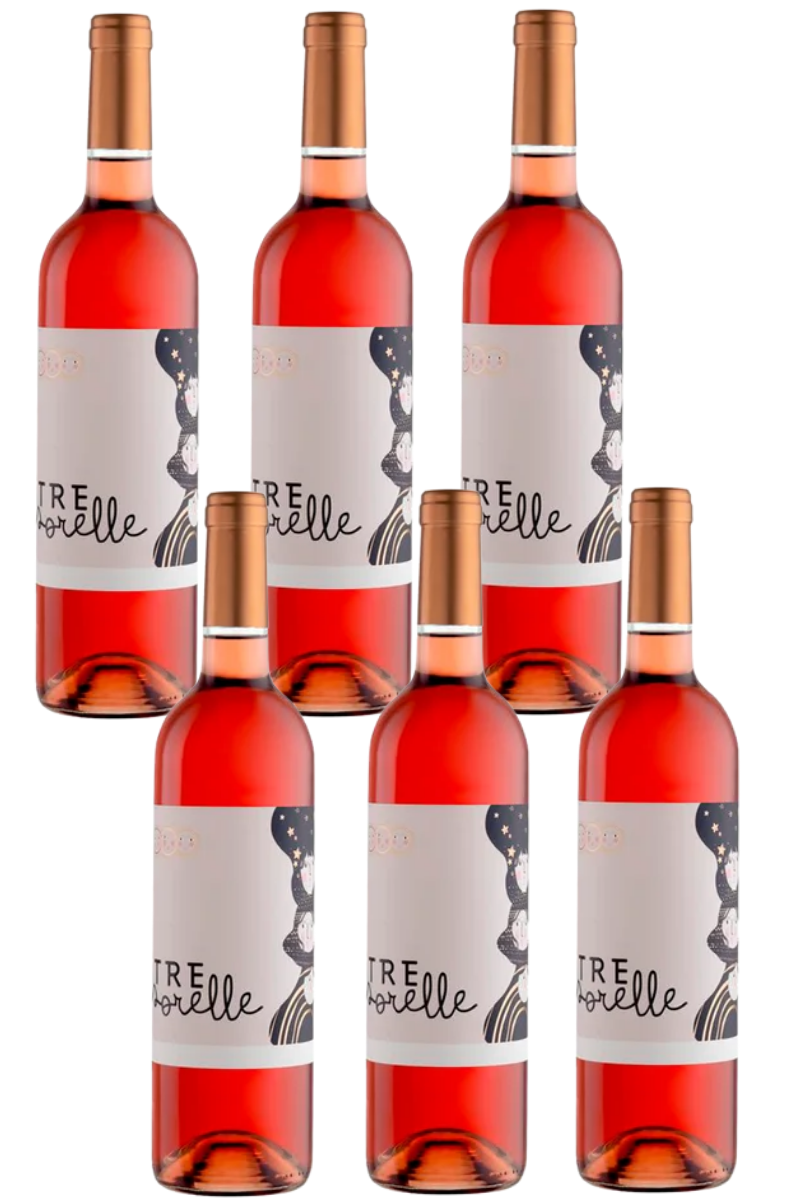 Caixa de Vinho Fino Rosé Tre Sorelle (6un)