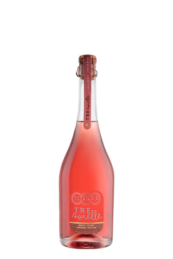Caixa de Espumante Brut Rosé Tre Sorelle (6un.)