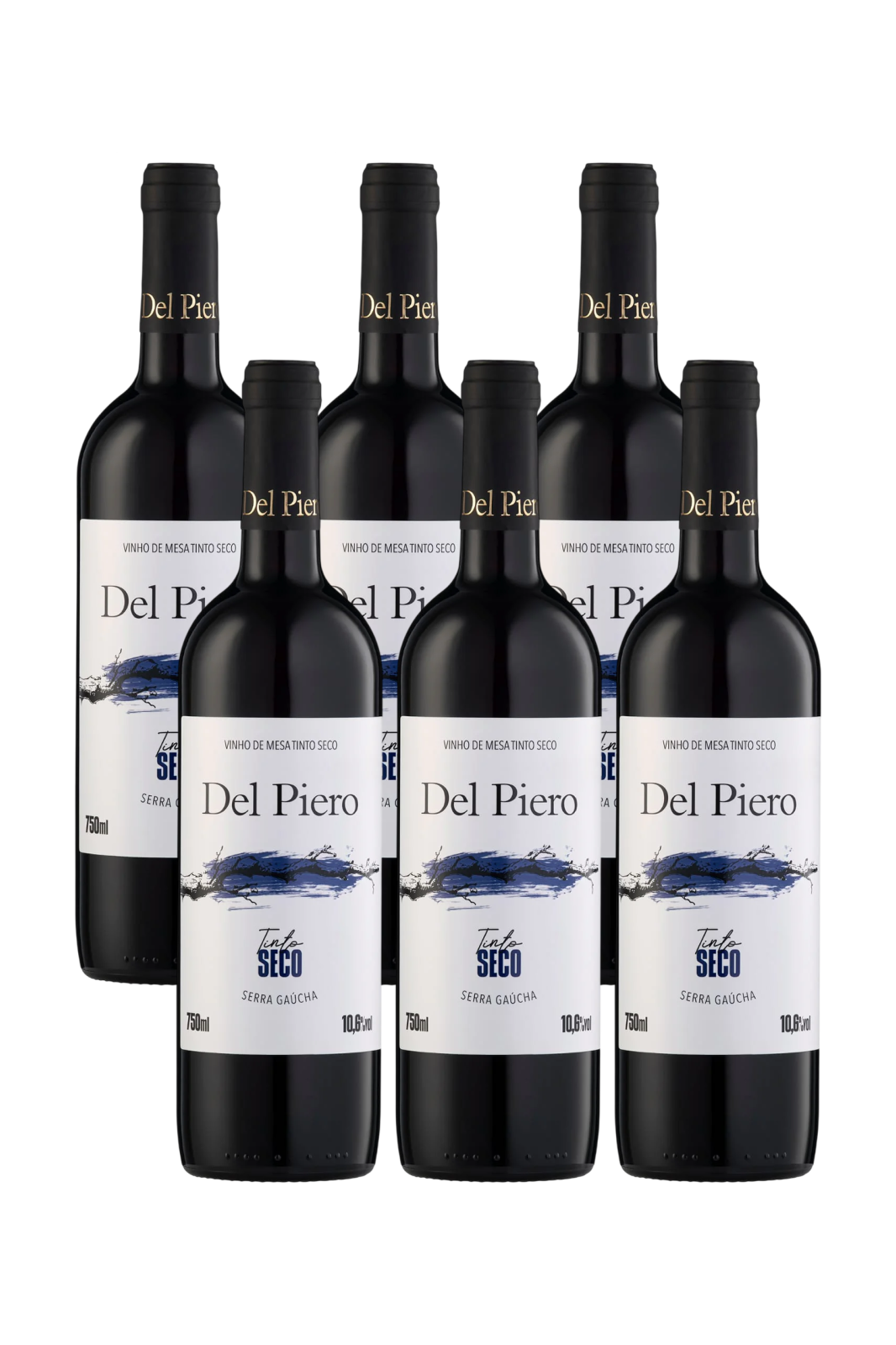 🎁 Caixa de Vinho de Mesa Tinto Seco (6un) (100% off)