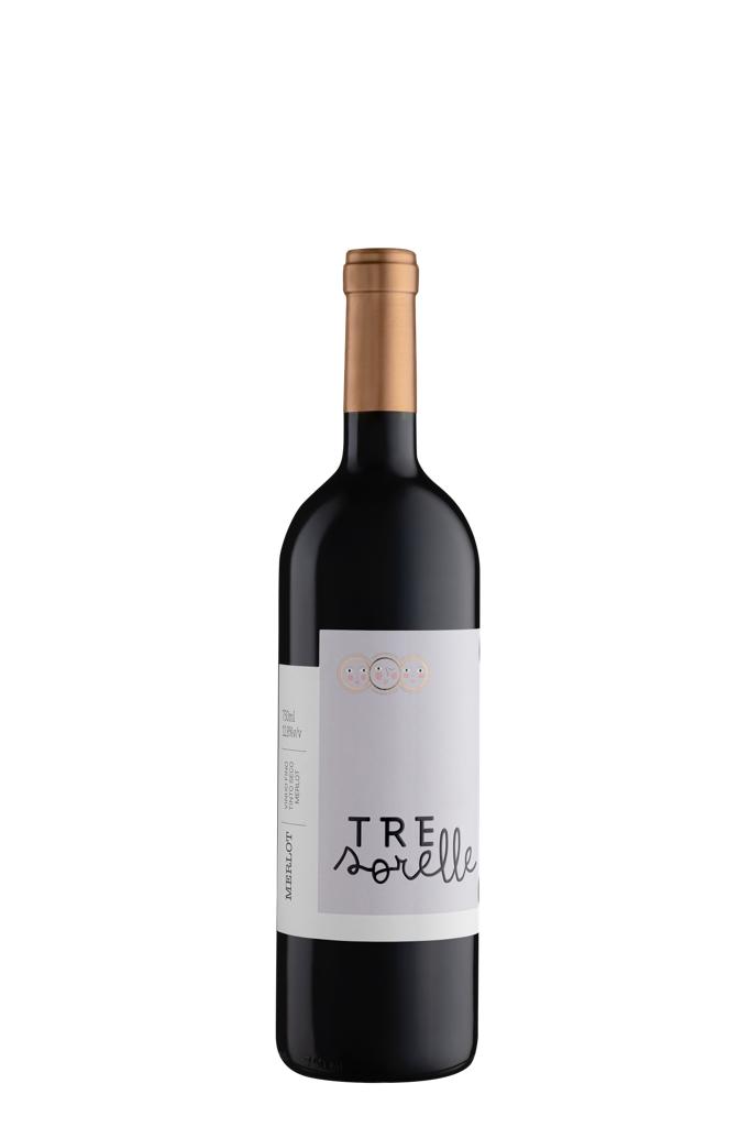 Caixa de Vinho Fino Merlot Tre Sorelle (6un)