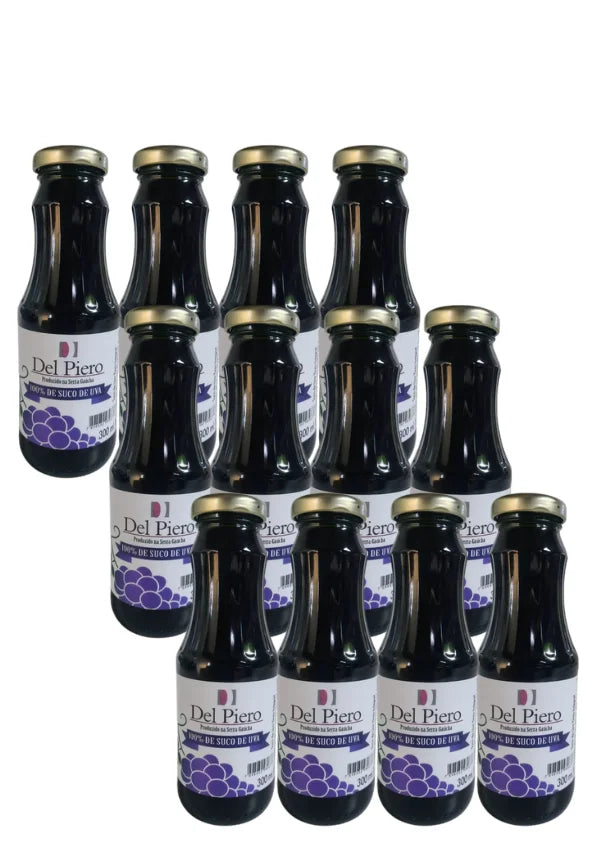 Caixa de Suco de Uva Tinto Integral 300ml (12un)
