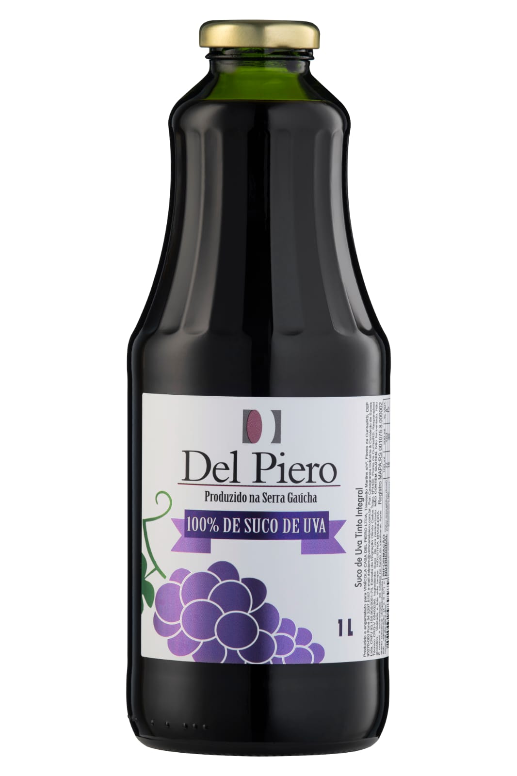 Suco de Uva Integral Tinto Del Piero 1L